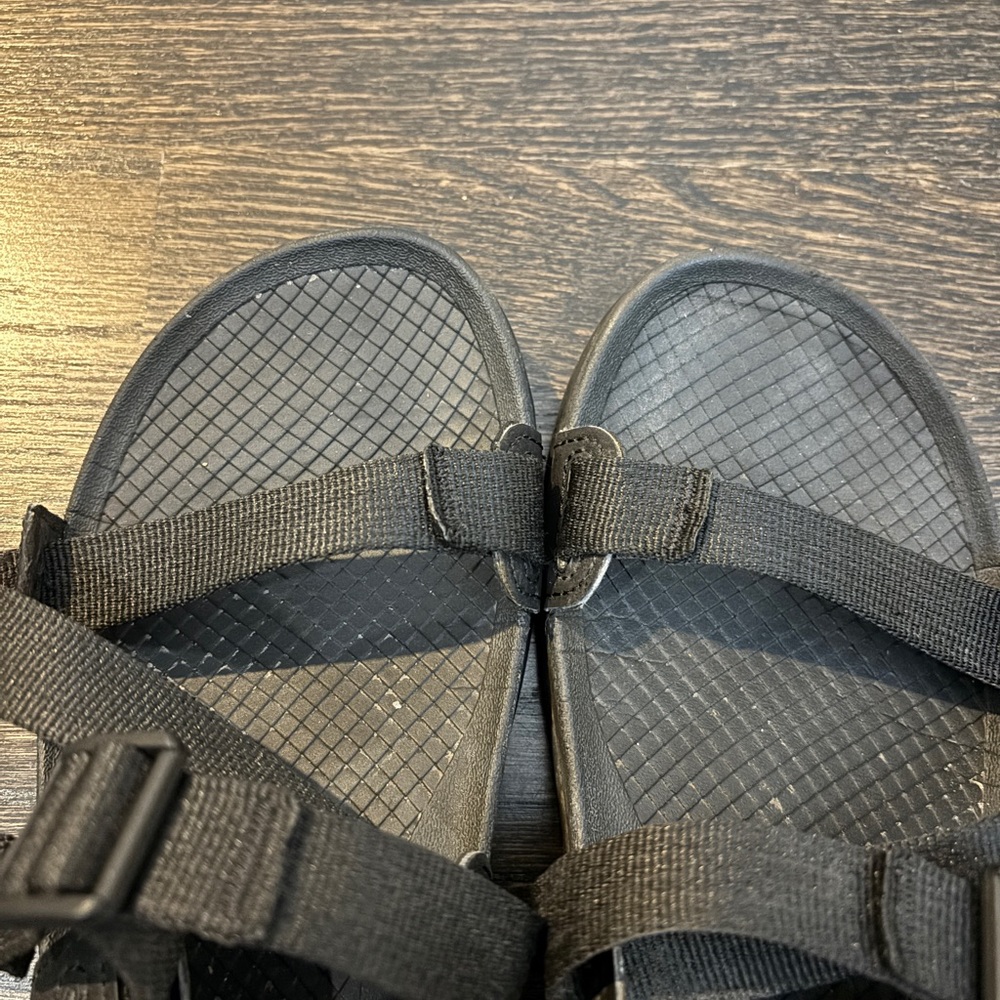 Chaco Black Lowdown Sport Sandal with Adjustable Straps - Picture 2 of 5